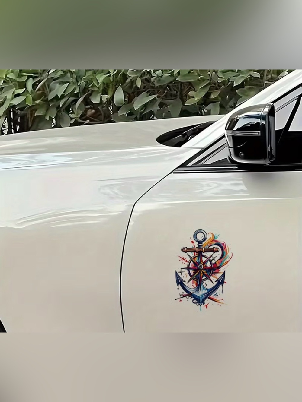 Amazon Multicolor Anchor and Compass Sticker - Picture 2 of 6